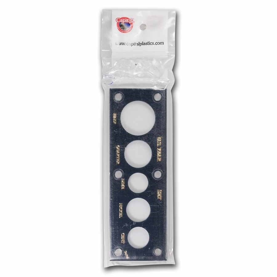 Capital Plastics Holder - U.S. Year Set Cent through Half (Black)