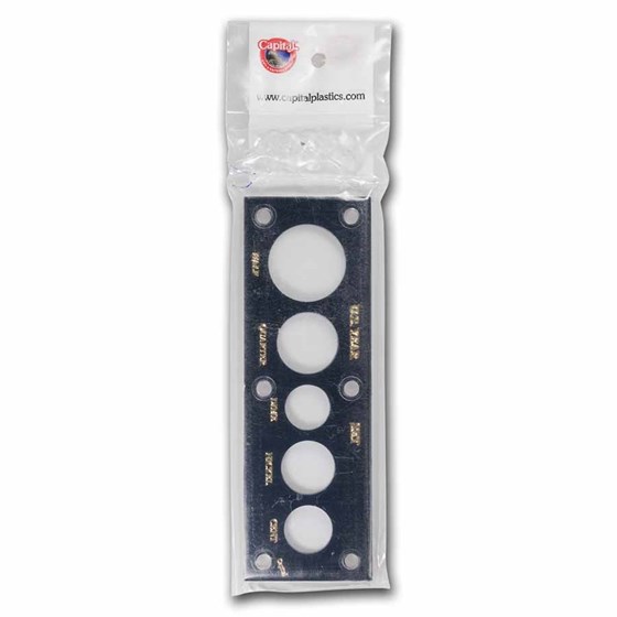 Capital Plastics Holder - U.S. Year Set Cent through Half (Black) Capital Plastics Holder - U.S. Year Set Cent through Half (Black)