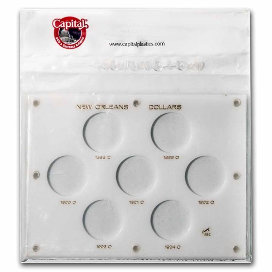 Capital Plastics - New Orleans-O 1898-1904 (White) Capital Plastics - New Orleans-O 1898-1904 (White)