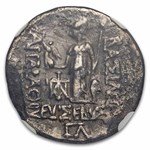 Cappadocian Kingdom AR Drachm Ariarathes V (163-130 BC) VF NGC