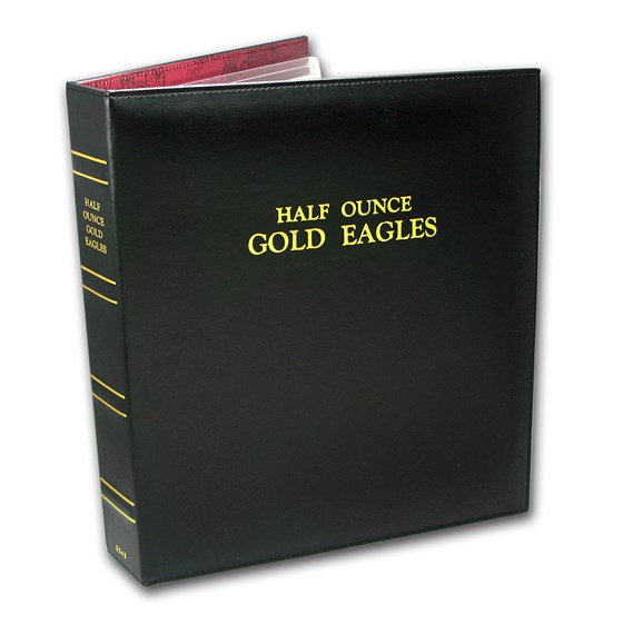 CAPS Album for 1/2 oz Gold American Eagle Date Set (1986-Current) CAPS Album for 1/2 oz Gold American Eagle Date Set (1986-Current)