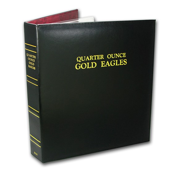 CAPS Album for 1/4 oz Gold American Eagle Date Set (1986-Current) CAPS Album for 1/4 oz Gold American Eagle Date Set (1986-Current)