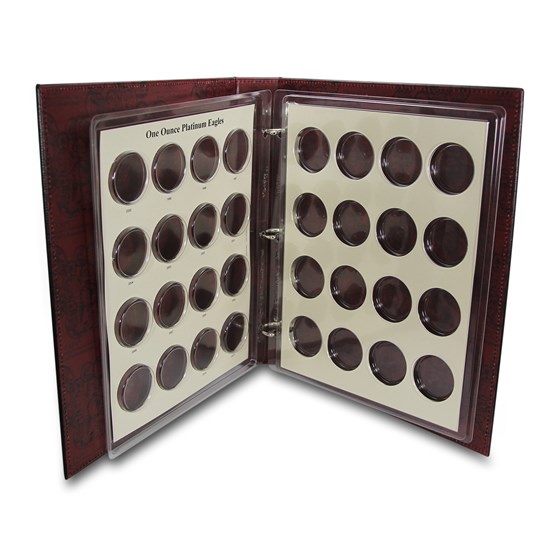 CAPS Album for Platinum American Eagle Date Set (1997-Current) CAPS Album for Platinum American Eagle Date Set (1997-Current)
