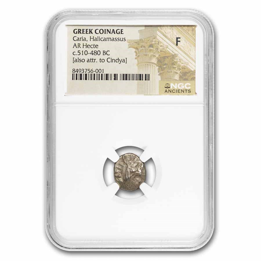 Caria, Halicarnassus AR Hecte (510-480 BC) Fine NGC