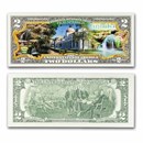 Celebrating America $2 Bill - Hot Springs National Park