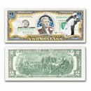 Celebrating America $2 Bill - Vintage U.S. Navy