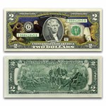 Celebrating America $2 Bill - Yellowstone National Park