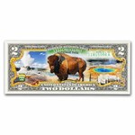 Celebrating America $2 Bill - Yellowstone National Park