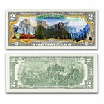 Celebrating America $2 Bill - Yosemite National Park