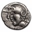 Celtic Gaul AR Quinarius (1st Century BC) VF (Gallic Wars)