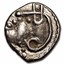Celtic Gaul AR Quinarius (1st Century BC) VF (Gallic Wars)