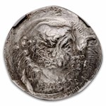 Celts Danubian Tetradrachm Phillip III (3rd-2nd Cent. BC) AU NGC
