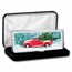 Chevrolet 4 oz Silver Bar - Christmas Red Truck with Tree
