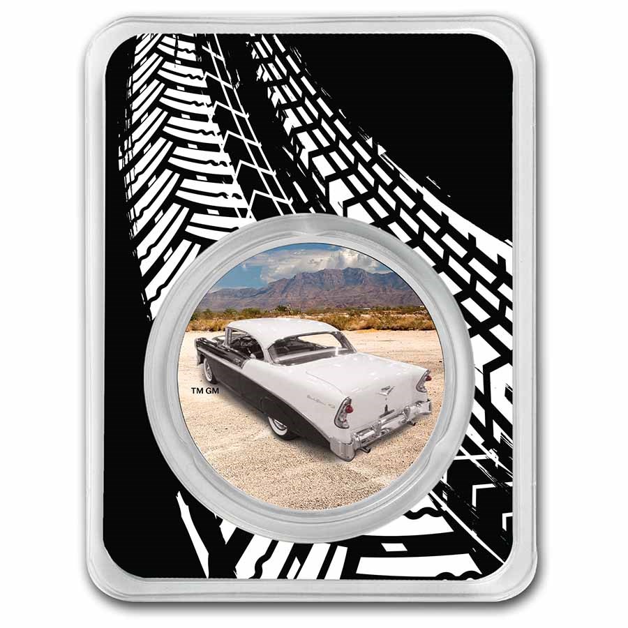 Chevrolet Belair Colorized 1 oz Silver w/ TEP