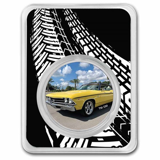 Chevrolet Chevelle 1 oz Colorized Silver (in TEP) Chevrolet Chevelle 1 oz Colorized Silver (in TEP)