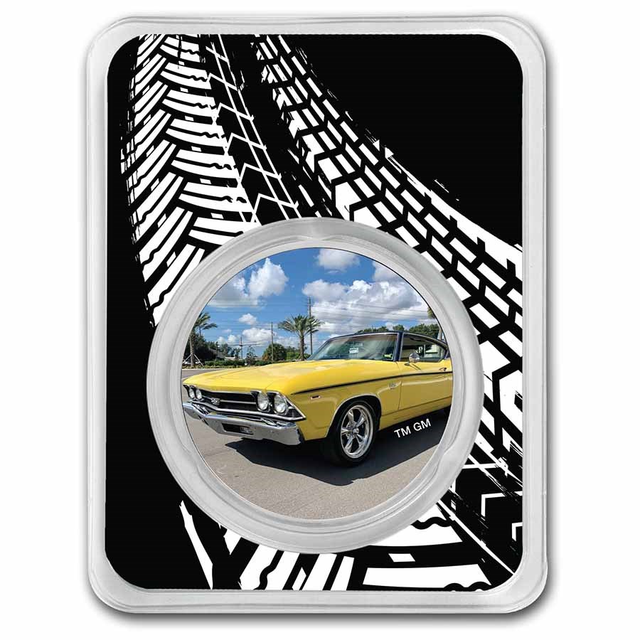 Chevrolet Chevelle 1 oz Colorized Silver (in TEP)