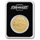 Chevrolet Genuine Parts Logo (1934-1940) 1 oz Gold w/ TEP
