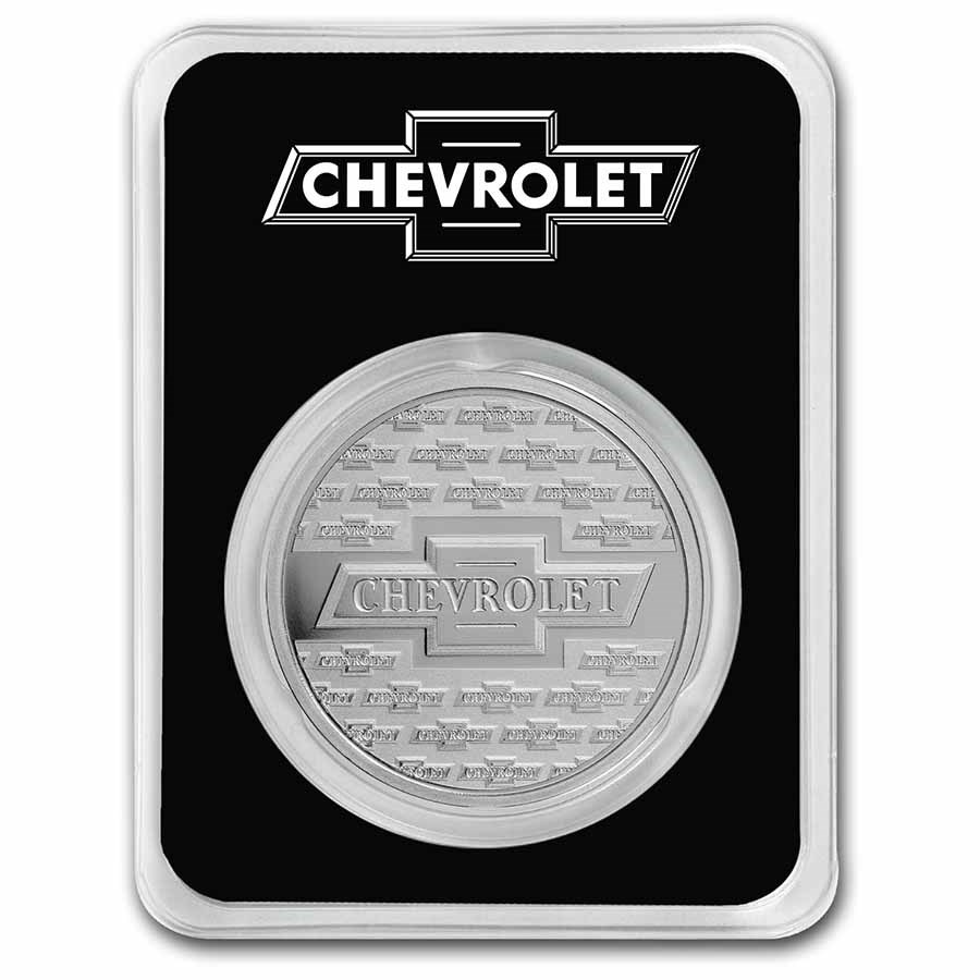 Chevrolet Genuine Parts Logo (1934-1940) 1 oz Silver w/ TEP