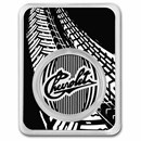 Chevrolet Original Logo (1911-1914) 1 oz Colorized Silver (TEP)