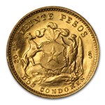 Chile Gold 20 Pesos (Random) Avg Circ