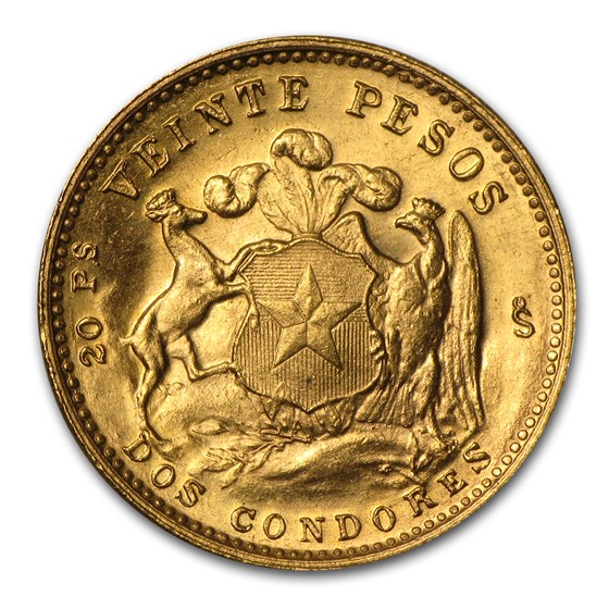 Chile Gold 20 Pesos (Random) Avg Circ Chile Gold 20 Pesos (Random) Avg Circ