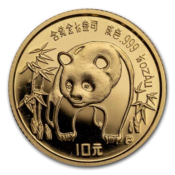 China 1/10 oz Gold Proof Panda (Random Year, In Capsule) China 1/10 oz Gold Proof Panda (Random Year, In Capsule)