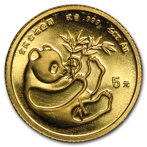China 1/20 oz Gold Panda BU (Random Year, Not Sealed) China 1/20 oz Gold Panda BU (Random Year, Not Sealed)