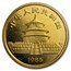 China 1/20 oz Gold Panda BU (Random Year, Sealed)