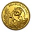 China 1/4 oz Gold Panda BU (Abrasions)