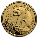 China 1/4 oz Gold Proof Panda (Random Year, In Capsule)