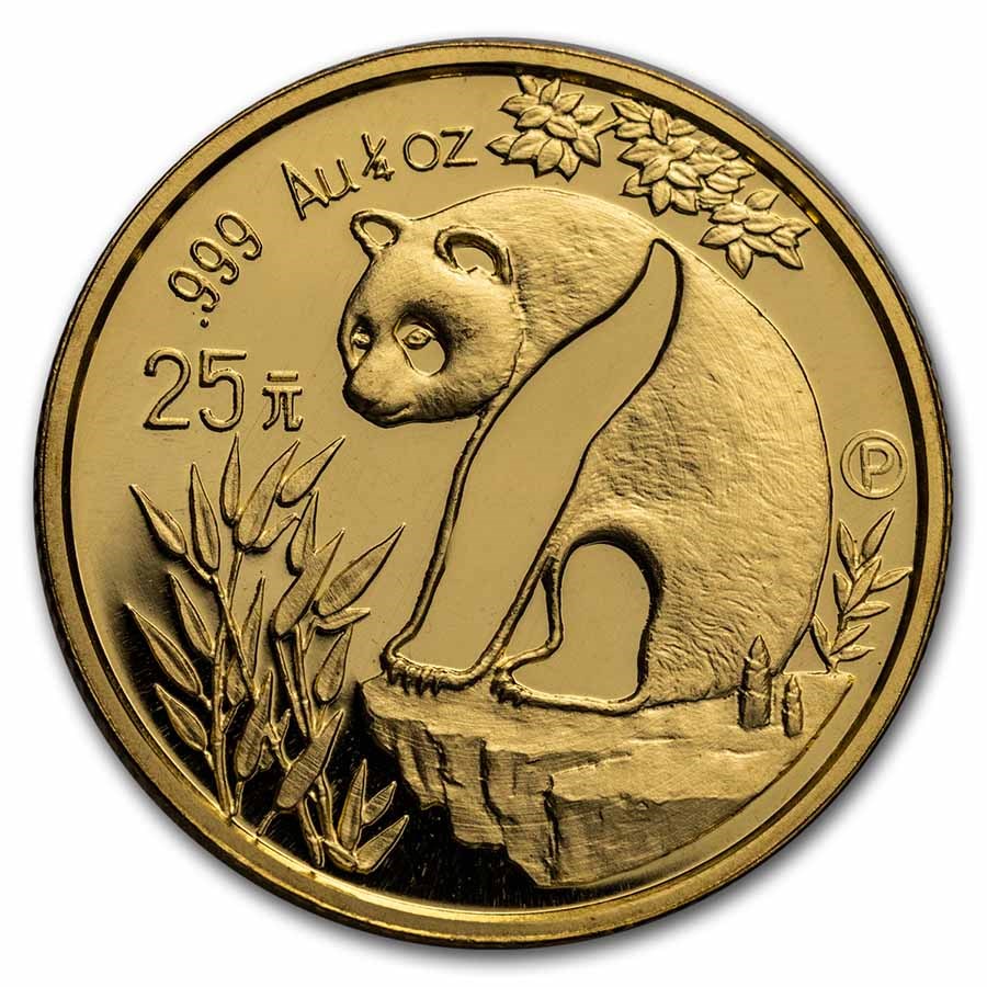China 1/4 oz Gold Proof Panda (Random Year, In Capsule)