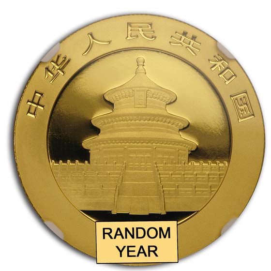 Buy Chinese 1 oz Gold Panda MS-69 NGC (Random) | APMEX