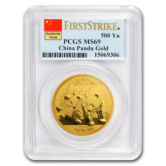 China 1 oz Gold Panda MS-69 PCGS (Random Year) China 1 oz Gold Panda MS-69 PCGS (Random Year)