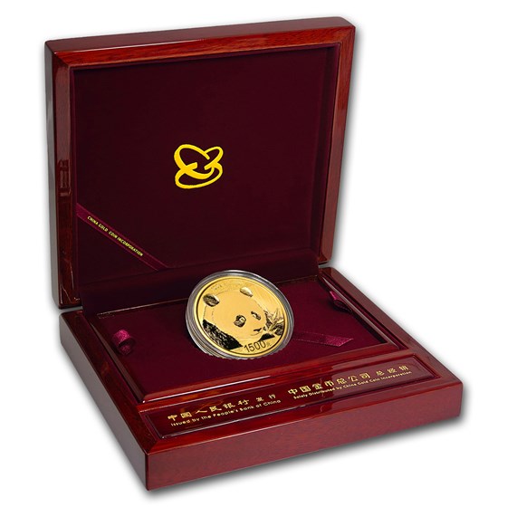 China 100 gram Gold Panda Proof (Random Year, w/Box & COA) China 100 gram Gold Panda Proof (Random Year, w/Box & COA)