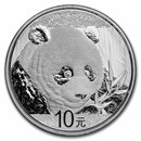 China 30 gram Silver Panda (Abrasions, Random Year)