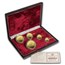 China 5-Coin Gold Panda Proof Set (Random Year 1986-1994)