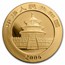 China 5-Coin Gold Panda Set BU (Random Year 1983-2015, Sealed)