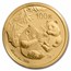 China 5-Coin Gold Panda Set BU (Random Year 1983-2015, Sealed)