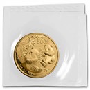 China 5-Coin Gold Panda Set BU (Random Year 1983-2015, Sealed)