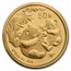 China 5-Coin Gold Panda Set BU (Random Year 1983-2015, Sealed)
