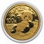 China 8 gram Gold Panda BU (Abrasions)