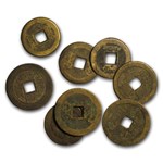 China Qing Dynasty AE Cash Kangxi Emperor (1662-1722 AD) Avg Circ