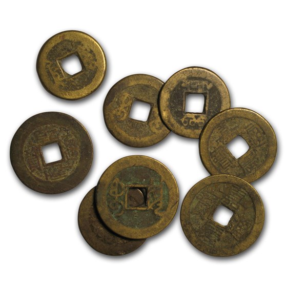 China Qing Dynasty AE Cash Kangxi Emperor (1662-1722 AD) Avg Circ China Qing Dynasty AE Cash Kangxi Emperor (1662-1722 AD) Avg Circ