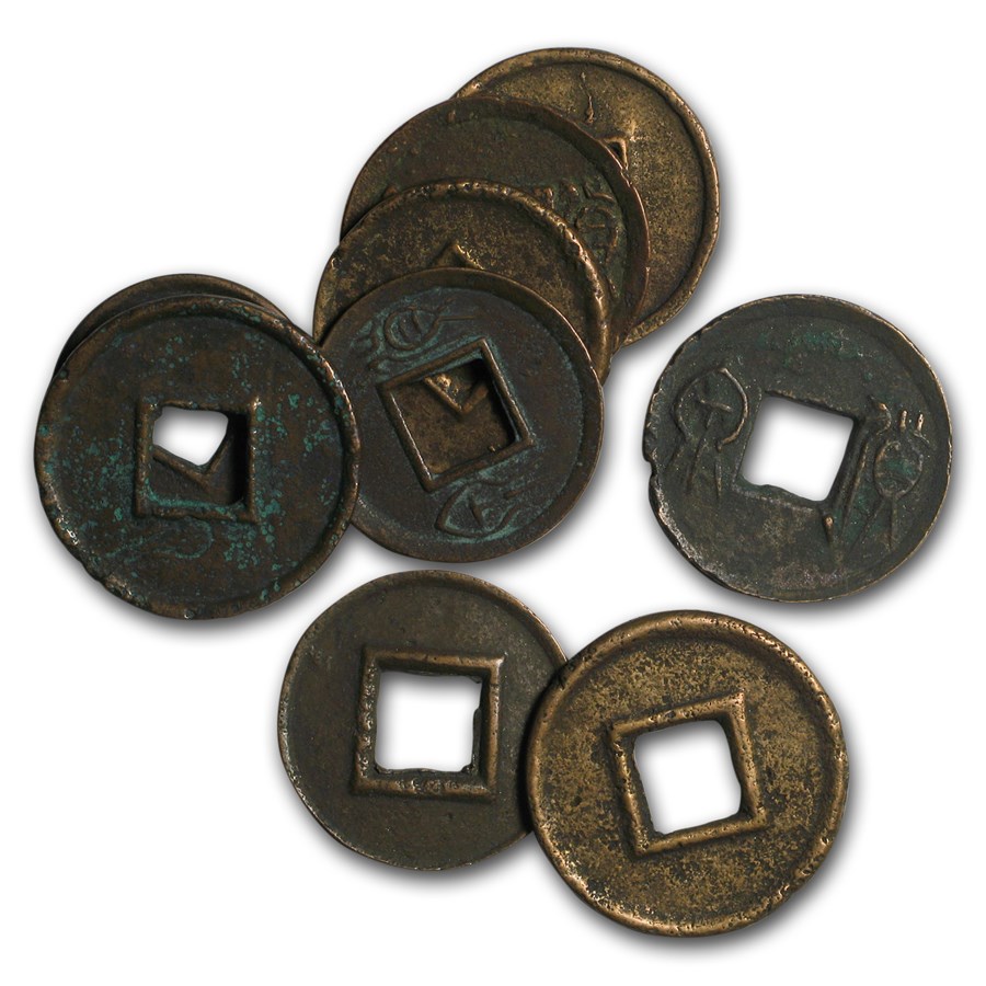 China Xin Dynasty AE Cash Wang Mang (9-23 AD) Avg Circ