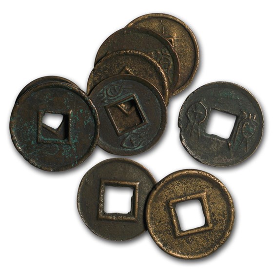 China Xin Dynasty AE Cash Wang Mang (9-23 AD) Avg Circ China Xin Dynasty AE Cash Wang Mang (9-23 AD) Avg Circ