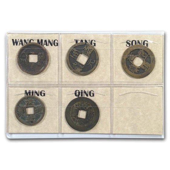 Chinese 5 Dynasty Coin Album Chinese 5 Dynasty Coin Album