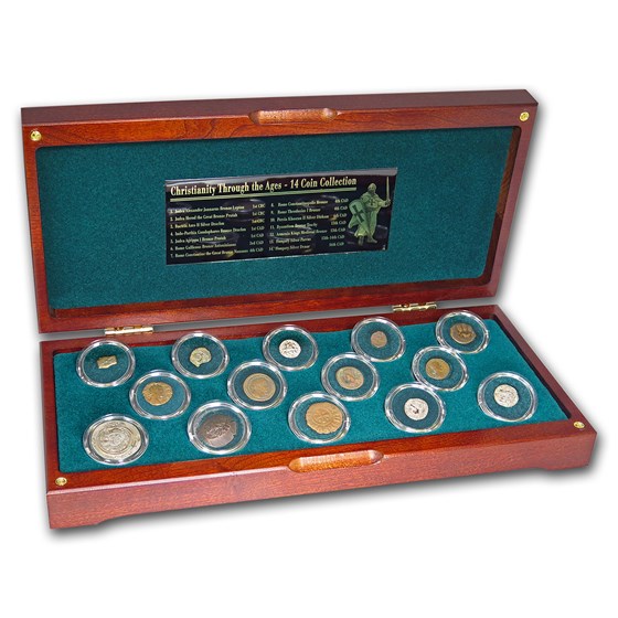 Christianity Through The Ages 14-Coin Collection