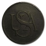 (Circa 1785) USA Bar Cent XF-45 PCGS