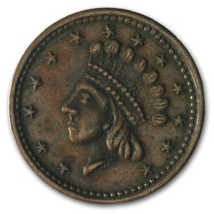 Civil War Token 1864 Patriotic 51/342 VF Civil War Token 1864 Patriotic 51/342 VF