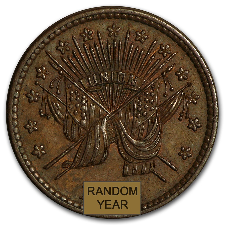 Civil War Token Average Circulated (Random)